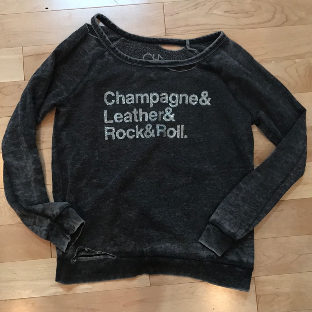 CHASER distressed sweatshirt